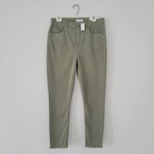 LOFT Ann Taylor High Waist Skinny Crop Jeans 31